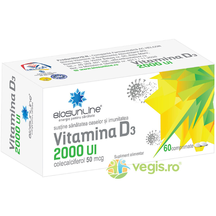Vitamina D3 2000ui 60cpr
