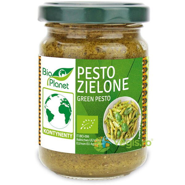 Pesto Verde Ecologic/Bio 140g, BIO PLANET, Conserve Naturale, 1, Vegis.ro