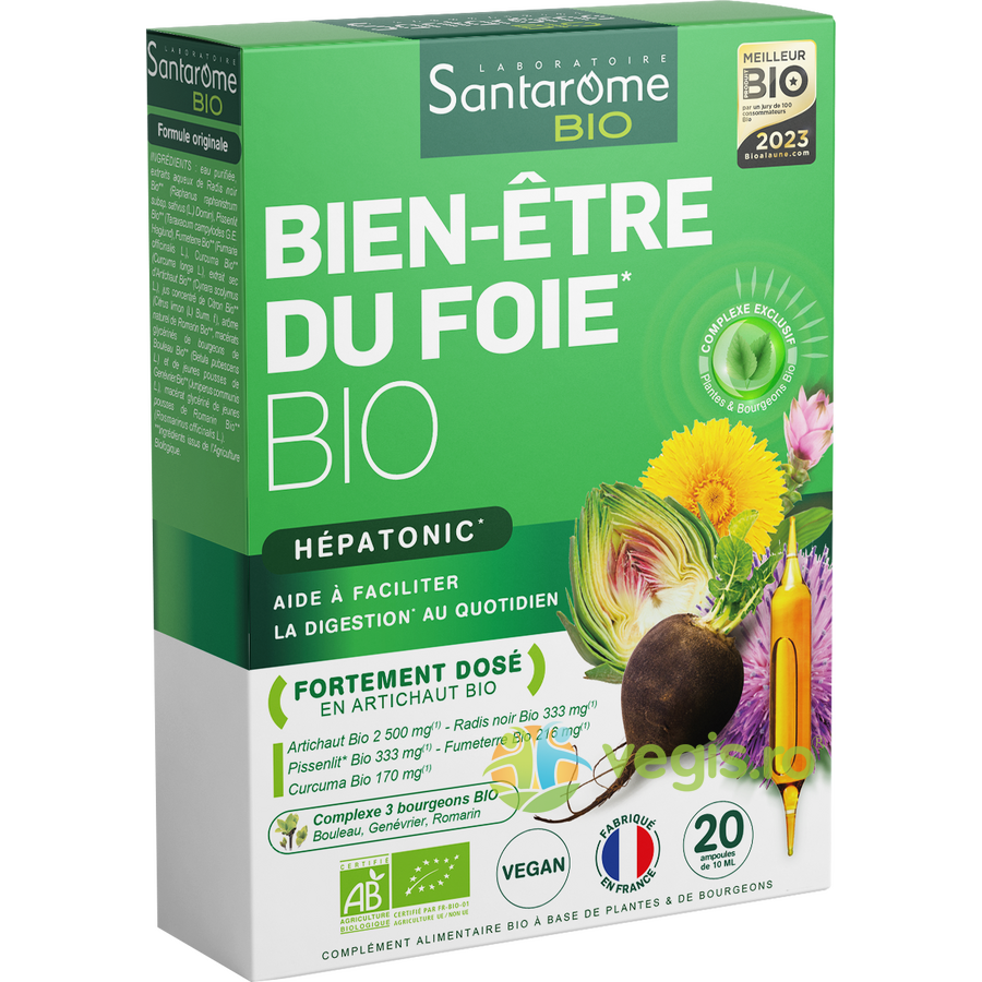 Hepatonic Ecologic/Bio 20fiole Santarome