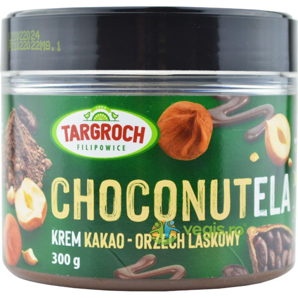 Crema de Alune de Padure si Cacao Crocanta 300g, TARGROCH, Creme tartinabile, 1, Vegis.ro
