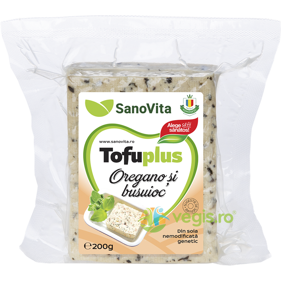 Tofu cu Busuioc si Oregano (Sterilizat) 200g
