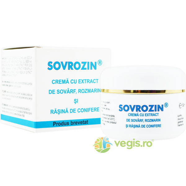 Crema cu Extract de Sovarf, Rozmarin si Conifere Sovrozin 50ml, ELZIN PLANT, Corp si Fata, 1, Vegis.ro