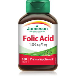 Acid Folic 1mg 100tb JAMIESON