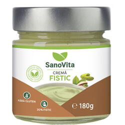 Crema de Fistic (20%) fara Gluten 180g SANOVITA