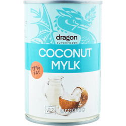 Lapte de Cocos 17% Grasime Ecologic/Bio 400ml DRAGON SUPERFOODS