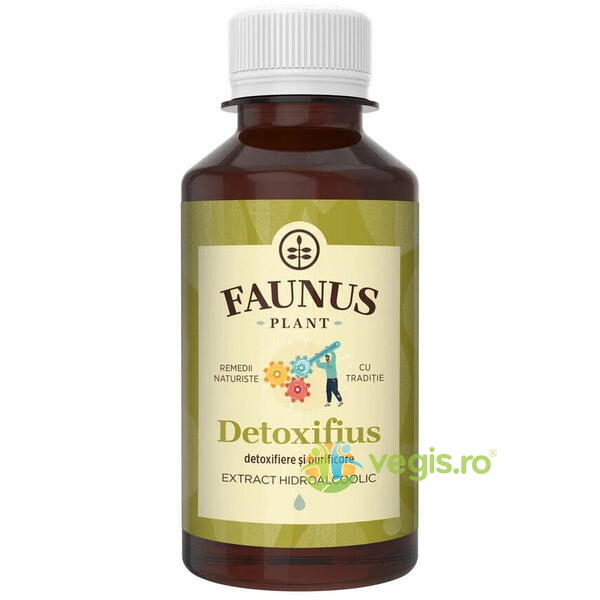 Tinctura Detoxifius (Detoxifiere si purificare) 200ml, FAUNUS PLANT, Tincturi compuse, 1, Vegis.ro
