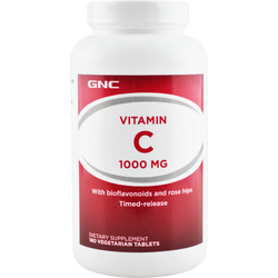 Vitamina C 1000mg 180tb vegetale cu eliberare prelungita GNC