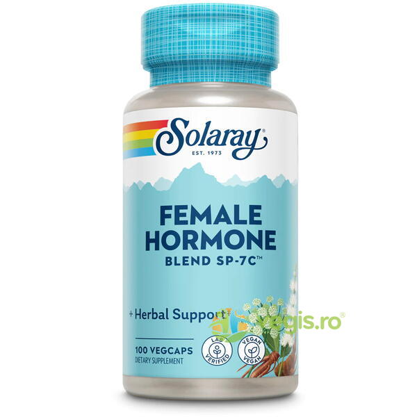 Female Hormone Blend SP-7C 100cps vegetale Secom,, SOLARAY, Capsule, Comprimate, 1, Vegis.ro
