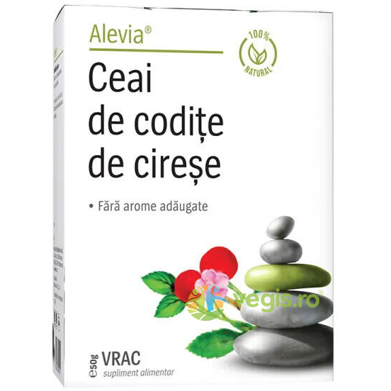 Ceai de Codite de Cirese 50g, ALEVIA, Ceaiuri vrac, 1, Vegis.ro