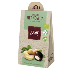 Caju in Ciocolata Amaruie fara Gluten Ecologic/Bio 50g DOTI