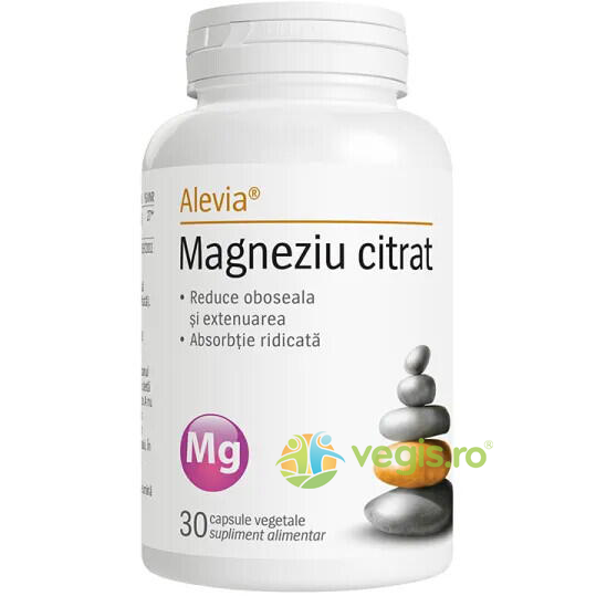 Magneziu Citrat 30cps, ALEVIA, Vitamine, Minerale & Multivitamine, 1, Vegis.ro