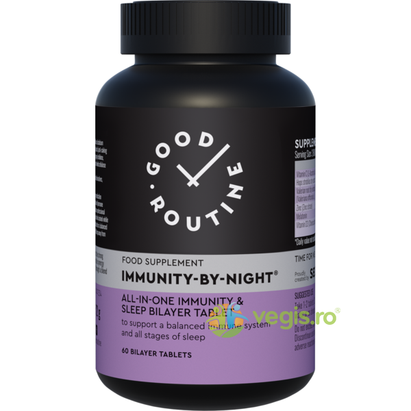 Immunity By Night 60tb dublu-strat Secom,, GOOD ROUTINE, Capsule, Comprimate, 2, Vegis.ro