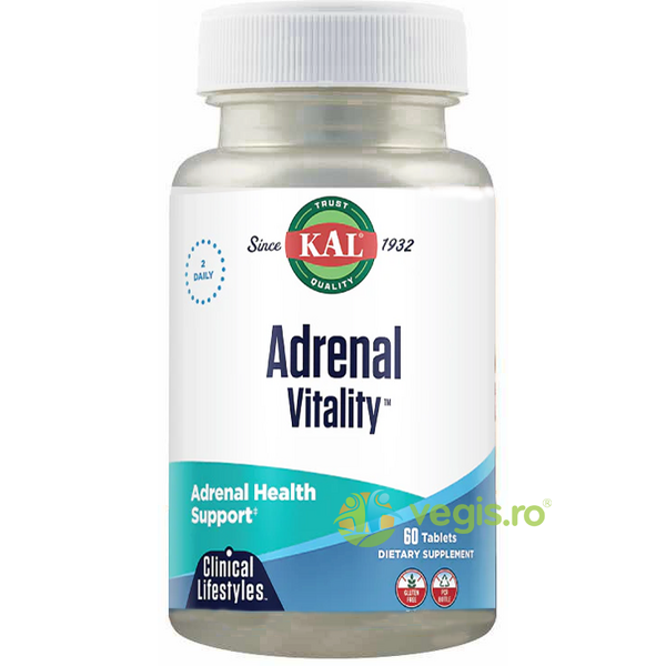 Adrenal Vitality 60 tb Secom,, KAL, Remedii Capsule, Comprimate, 1, Vegis.ro