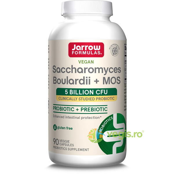 Saccharomyces Boulardii+Mos 90cps Secom,, JARROW FORMULAS, Capsule, Comprimate, 1, Vegis.ro