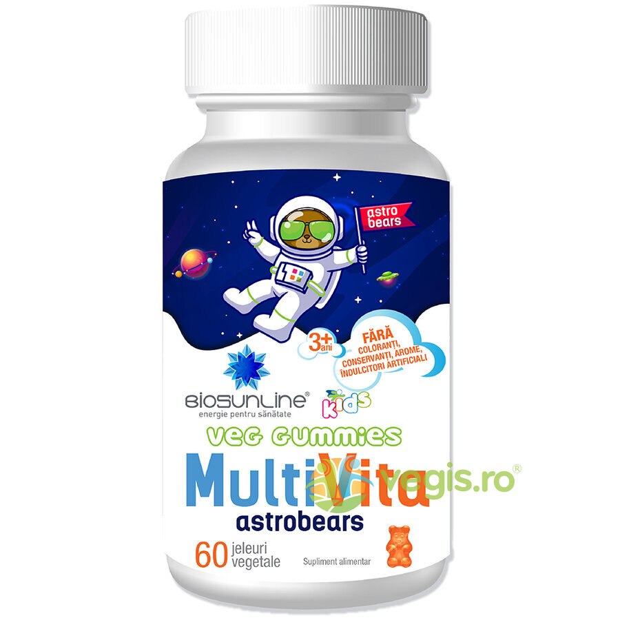 Jeleuri Vegetale Multi Vita Kids Astrobears 60buc 60buc Capsule, Comprimate