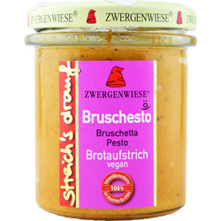 Crema Tartinabila Vegetala Bruschesto cu Bruscheta si Pesto fara Gluten Ecologica/Bio 160g ZWERGENWIESE