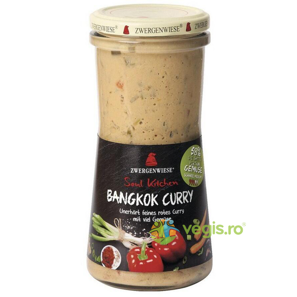 Sos Bangkok Curry fara Gluten Ecologic/Bio 420ml, ZWERGENWIESE, Conserve Naturale, 1, Vegis.ro
