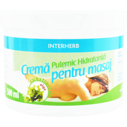 Crema Puternic Hidratanta pentru Masaj cu Extract de Alge 500ml INTERHERB