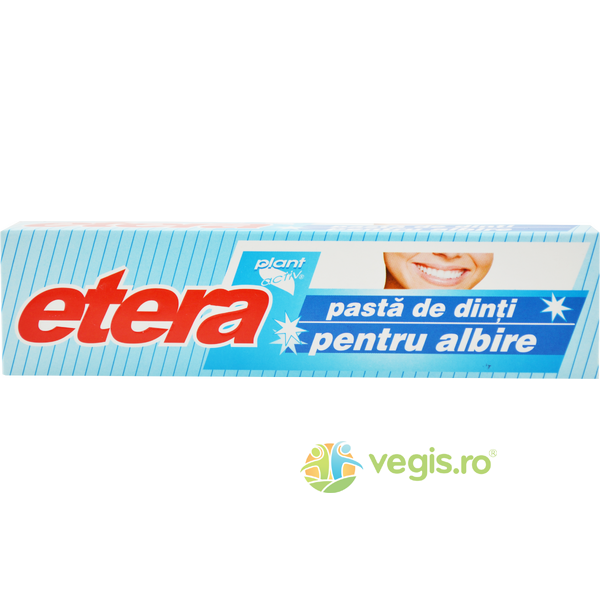 Pasta de Dinti pentru Albire Etera 75ml, PLANT ACTIV, Igiena bucala, 1, Vegis.ro