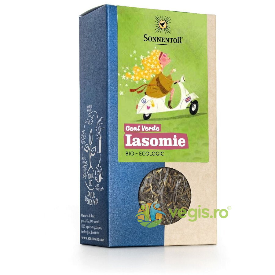 Ceai Verde cu Iasomie Ecologic/Bio 100g