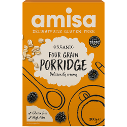Porridge din 4 Cereale fara Gluten Ecologic/Bio 300g AMISA