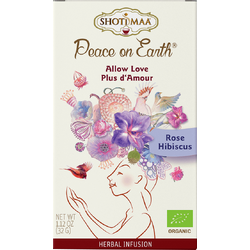Ceai cu Trandafir si Hibiscus Peace on Earth Allow Love Ecologic/Bio 16dz SHOTIMAA