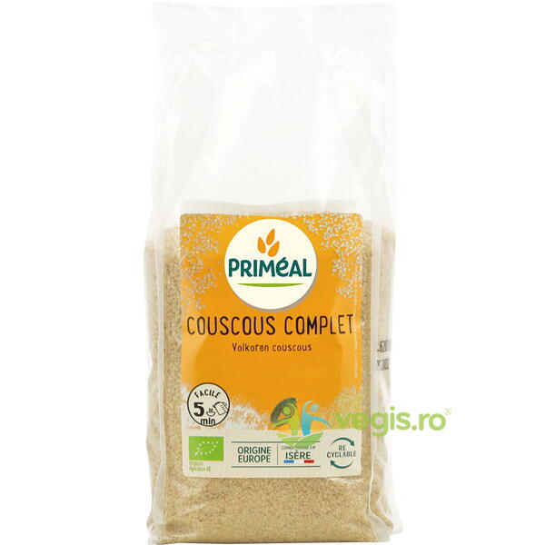 Cus Cus Integral Ecologic/Bio 500g, PRIMEAL, Cereale boabe, 2, Vegis.ro