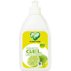 Detergent Gel de Vase cu Lime si Verbina Ecologic/Bio 500ml PLANET PURE