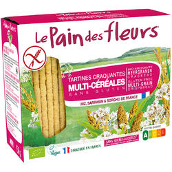 Turte Crocante Muticereale fara Gluten Ecologice/Bio 150g LE PAIN DES FLEURS