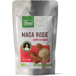 Maca Rosie Pudra Raw Ecologica/Bio 125g OBIO