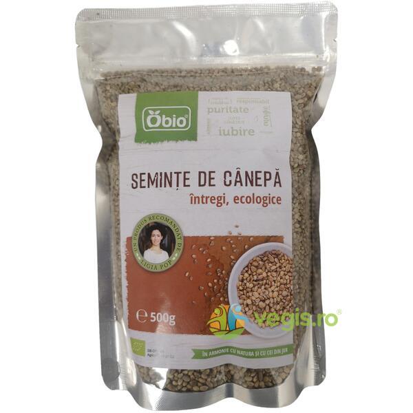 Seminte de Canepa Intregi Ecologice/Bio 500g, OBIO, Seminte de Canepa, 1, Vegis.ro