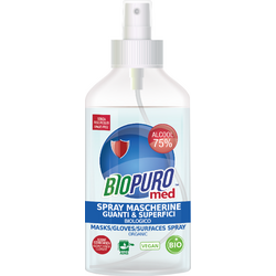 Spray Igienizant pentru Masca, Manusi si Suprafete Ecologic/Bio 250ml BIOPURO