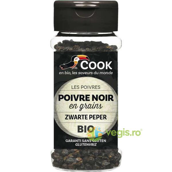 Piper Negru Boabe fara Gluten (Solnita) Ecologic/Bio 50g, COOK, Condimente, 1, Vegis.ro
