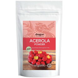 Acerola Pulbere fara Gluten Ecologica/Bio 75g DRAGON SUPERFOODS