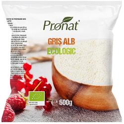 Gris Alb Ecologic/Bio 600g PRONAT