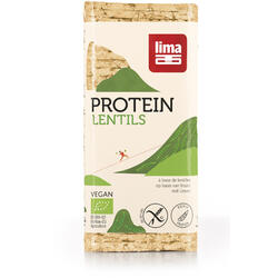 Rondele Proteice din Linte Expandata fara Gluten Ecologice/Bio 100g LIMA