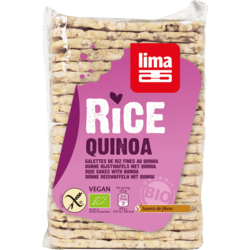 Rondele de Orez Expandat cu Quinoa Ecologice/Bio 130g LIMA