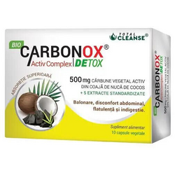 Bio Carbonox Activ Complex Detox 10cps vegetale COSMOPHARM