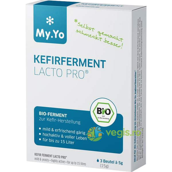 Ferment Probiotic pentru Chefir Lacto Pro Ecologic/Bio 15g, MYYO, Alimente BIO/ECO, 1, Vegis.ro