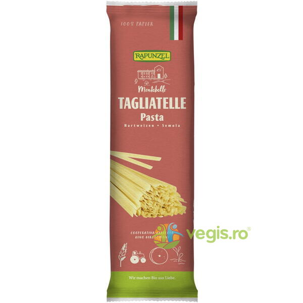 Tagliatelle Semola Ecologice/Bio 500g, RAPUNZEL, Paste, 1, Vegis.ro