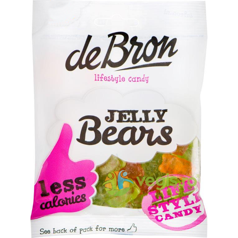 Jeleuri cu Fructe Jelly Bears fara Zahar 90g DEBRON
