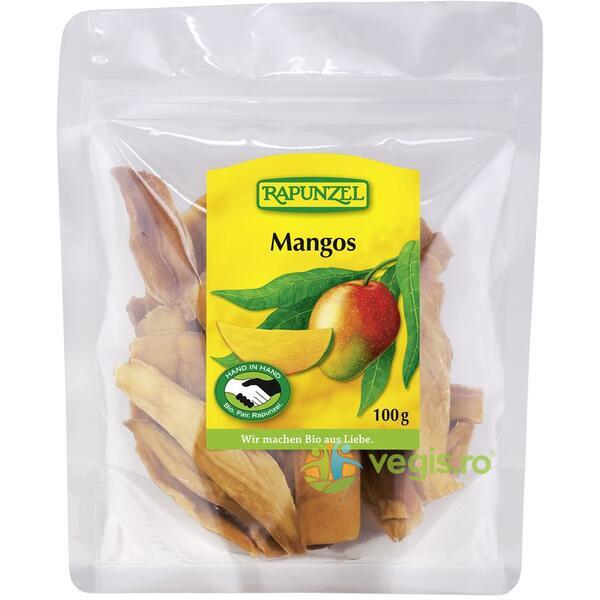 Mango Uscat Ecologic/Bio 100g, RAPUNZEL, Fructe uscate, 1, Vegis.ro