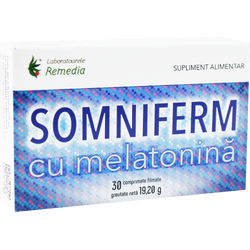 Somniferm + Melatonina 30cpr REMEDIA