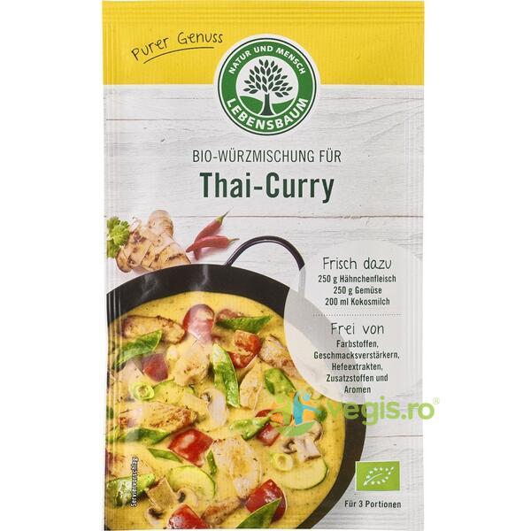 Condiment pentru Thai-Curry Ecologic/Bio 23g, LEBENSBAUM, Condimente, 1, Vegis.ro