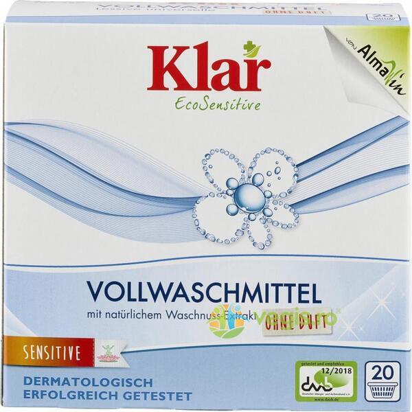 Detergent Sensitive pentru Rufe cu Nuci de Sapun Ecologic/Bio 1.1kg, KLAR, Detergenti de Rufe, 1, Vegis.ro