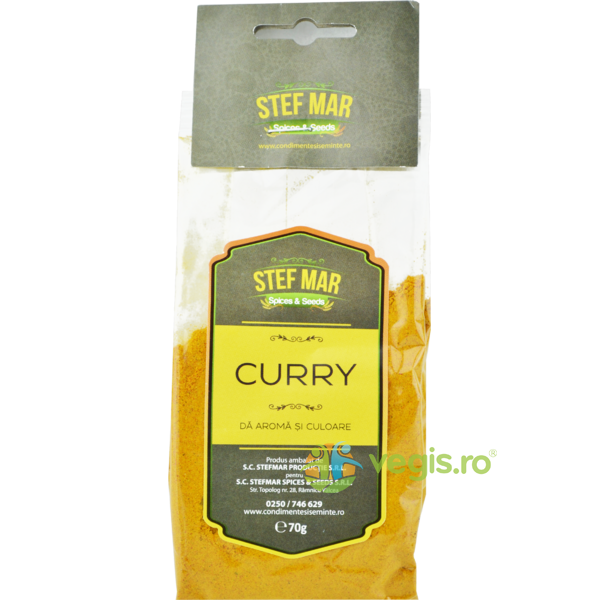 Curry 70g, STEFMAR, Condimente, 1, Vegis.ro