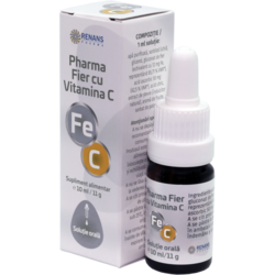 Fier cu Vitamina C Solutie Orala 10ml RENANS PHARMA