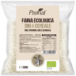 Faina din Patru Cereale Ecologica/Bio 500g PRONAT