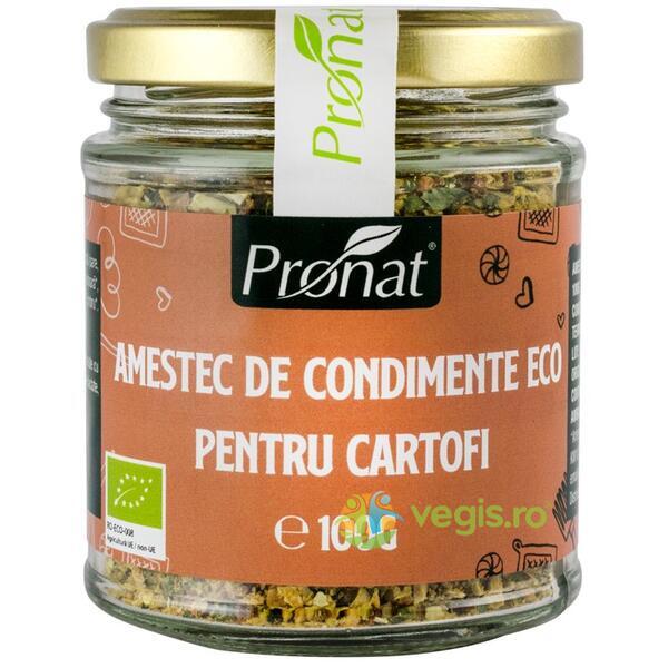 Amestec de Condimente pentru Cartofi Ecologic/Bio 100g, PRONAT, Condimente, 1, Vegis.ro