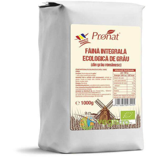 Faina Integrala de Grau Ecologica/Bio 1kg, PRONAT, Faina integrala, 1, Vegis.ro